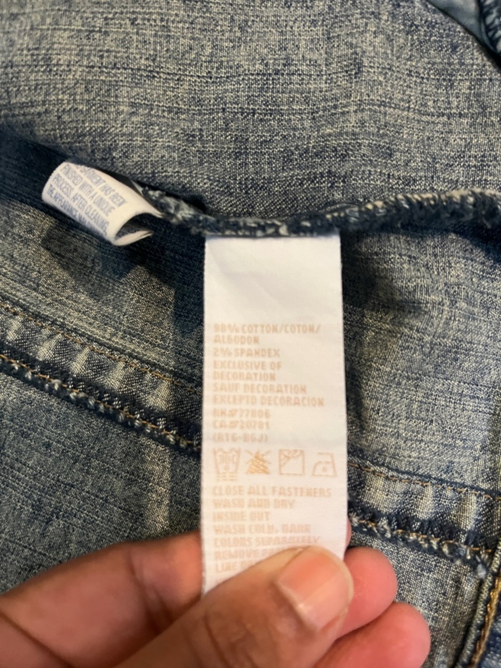 Girls Tommy Hilfiger jean jacket size L - Picture 6 of 7